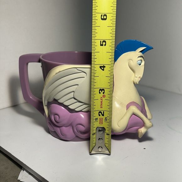 Rare Disney Hercules Mug Pegasus Coffee Cup 1997 Vintage Collectible Disneyland - Picture 7 of 16